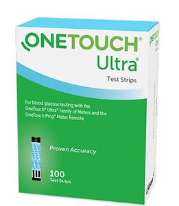 OneTouch® Ultra® Blood Glucose Test Strip, 100ct, Retail